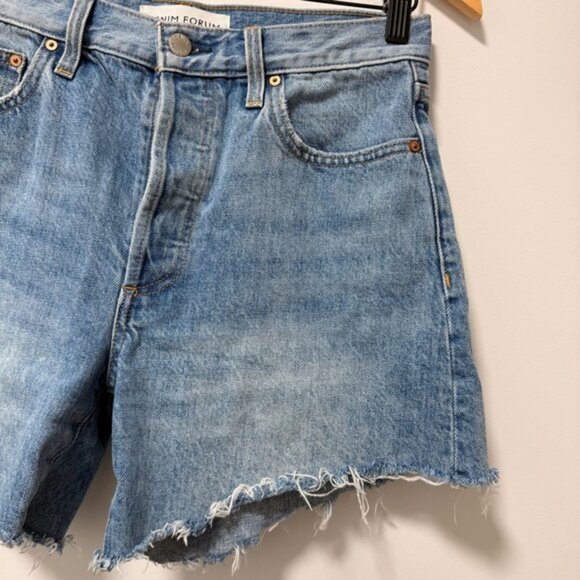 Aritzia Denim Forum The Ex-BF High Rise Tight Shorts Size 26 - Picture 4 of 8